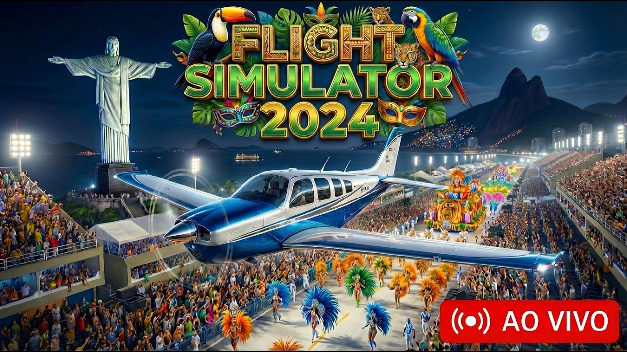 🔴FLIGHT SIMULATOR 2024 - VOO NOTURNO