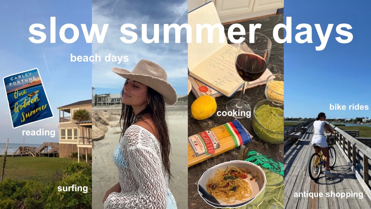 slow summer days &mdash; planning a solo trip and learning to cook