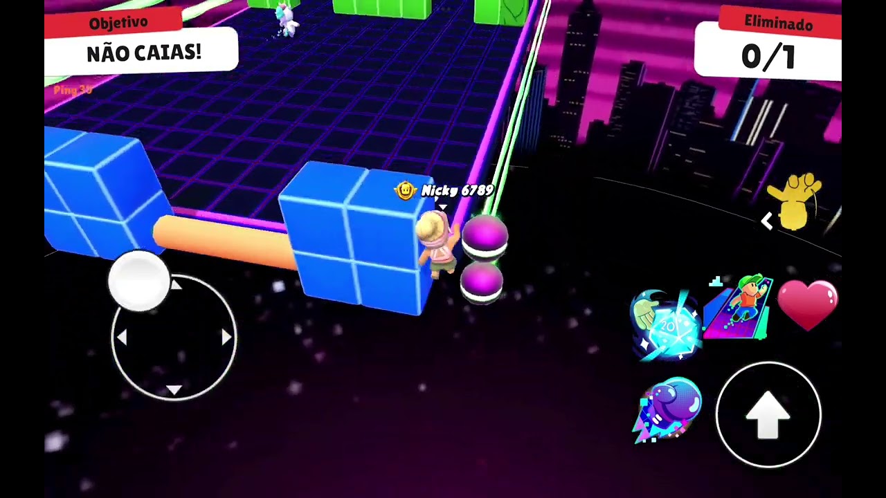 Stumble Guys - Mapa Block Dash Classic - Burlas