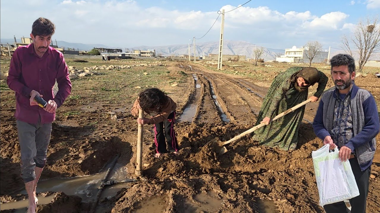 Водопровод, у Таййибы осталось мало времени, чтобы покинуть ферму.