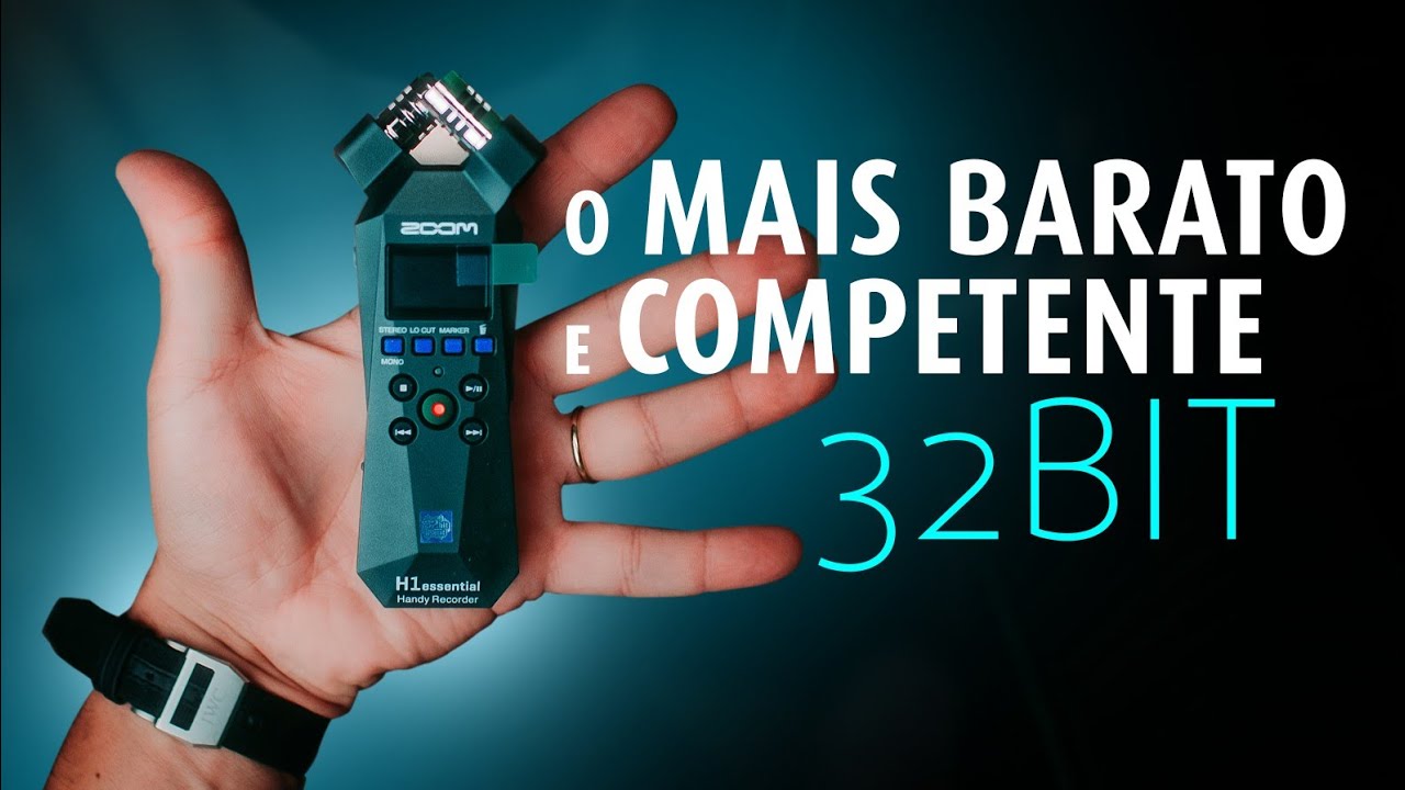 O Mais Barato e Competente Gravador de 2024 - ZOOM H1 ESSENTIAL