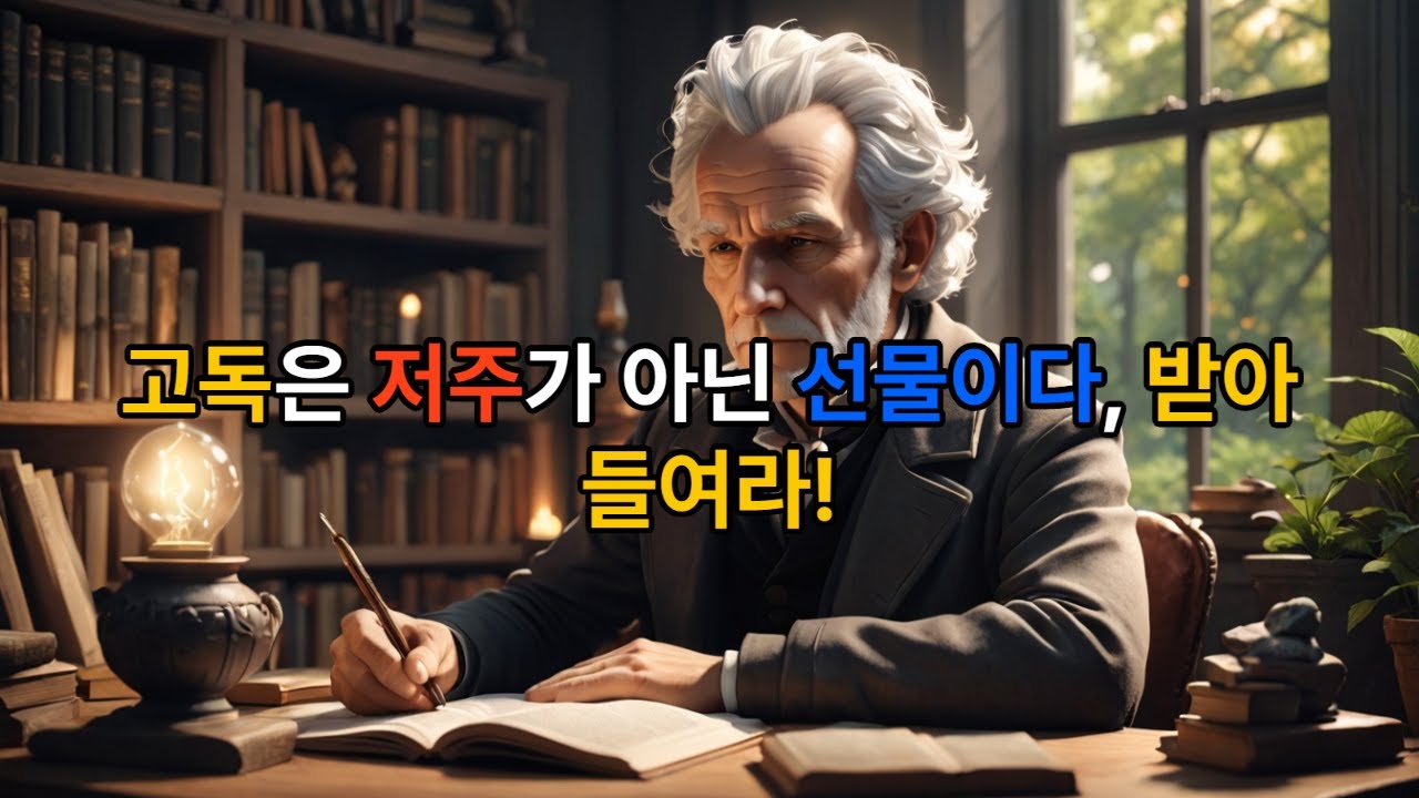 친구, 가족 다 부질없다... 혼자가 최고인 이유 (쇼펜하우어 인생 특강)