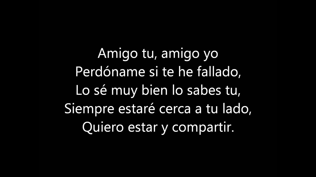 Amigo - Alex Campos (letra)