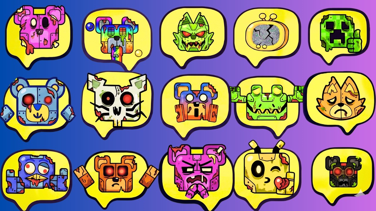 All ZOMBIE Chests With Emotes & Skins Super Bear Adventure Gameplay