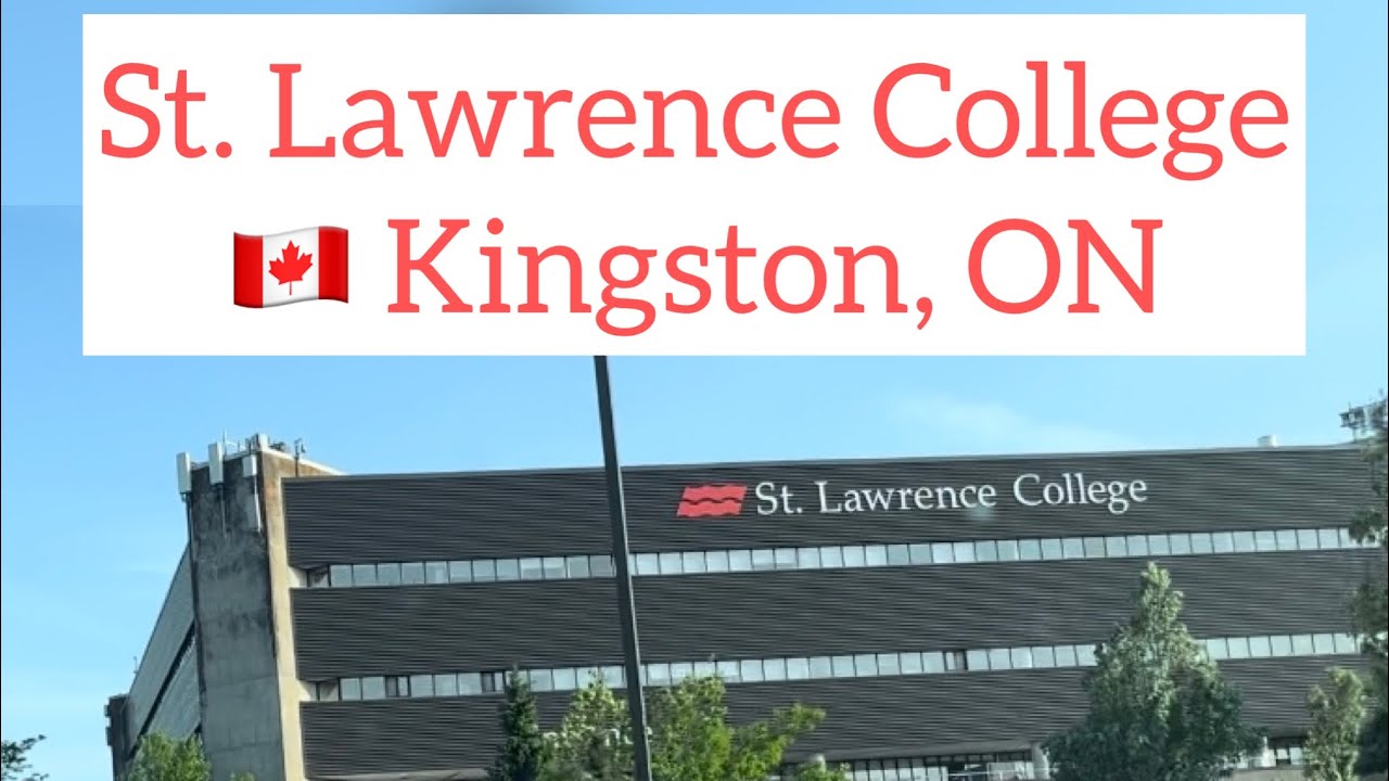 St. Lawrence College main campus and downtown Kingston.