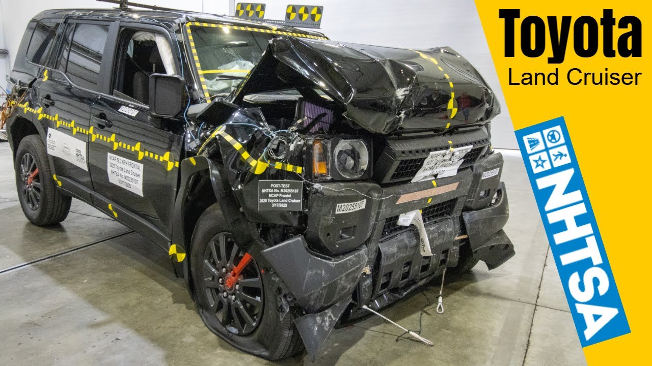 Результаты краш-теста Toyota Land Cruiser 2025 года шокировали всех!