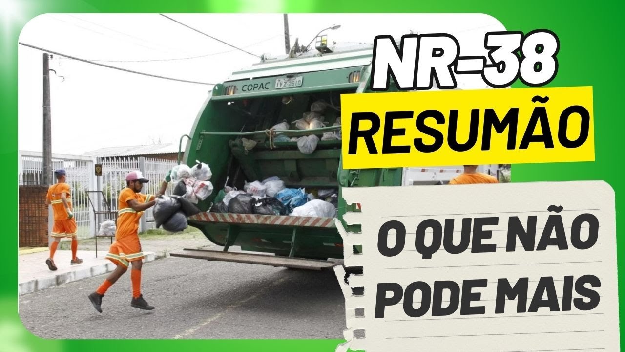 POR QUE A NR 38 LIMPEZA URBANA É FUNDAMENTAL PARA A SEGURANÇA NO TRABALHO