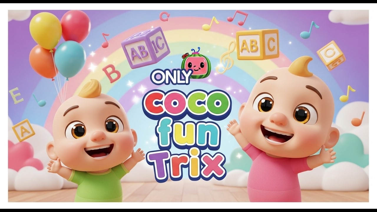 ABC Alphabet Song for Kids | Fun Learning A to Z | 3D Cartoon Nursery Rhymes | coco fun Trix