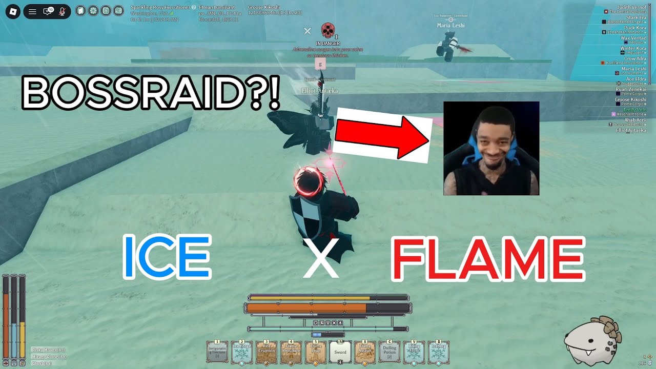 The BEST ICE X FLAME BOSSRAID Build | Deepwoken
