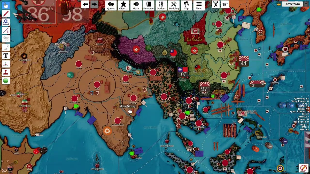 Операция «Зиппер» T12, январь 1943 г., Британское Содружество
