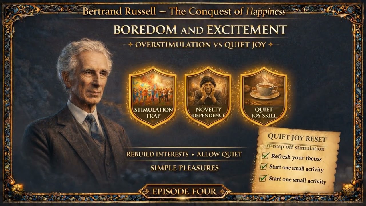 Boredom and Excitement (Audio): Quiet Joy | Episode Four