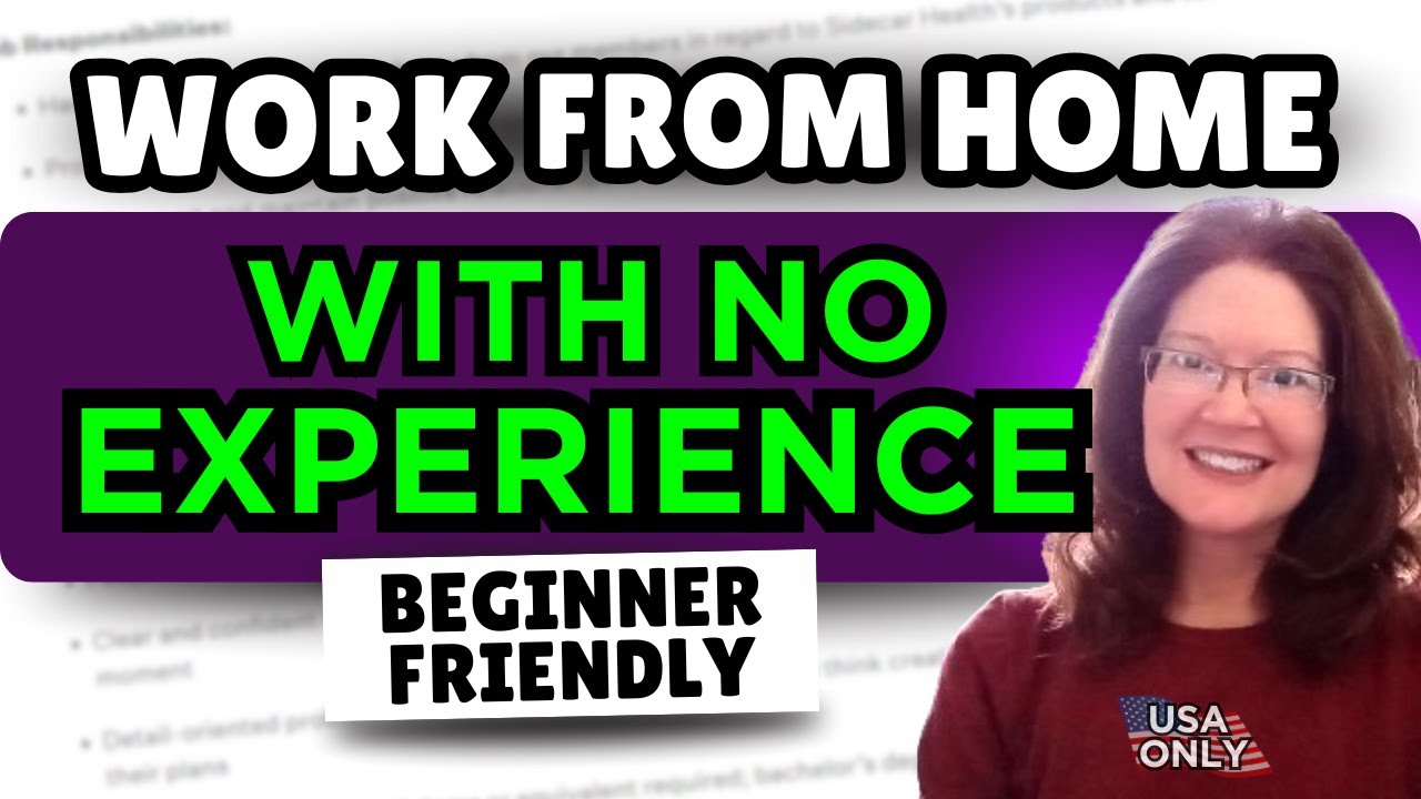 NO EXPERIENCE ? NO PROBLEM ! Work From Home Jobs For Beginners (& Entry Level Remote HR Job)