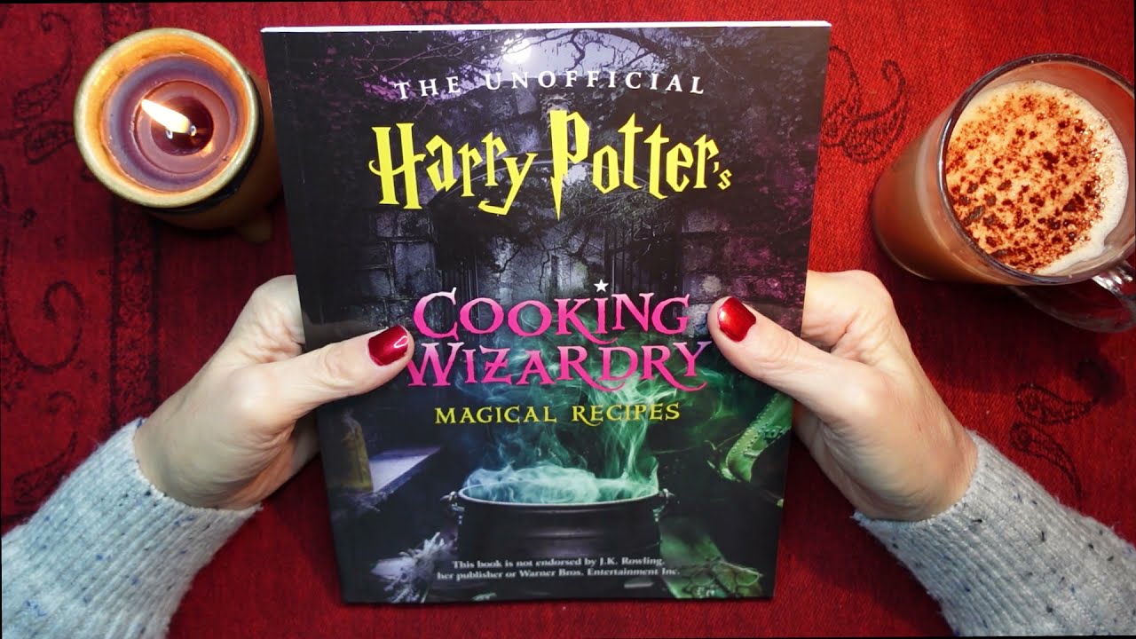ASMR | Harry Potter Cookery Book! Whispered Reading at Coffee Time!