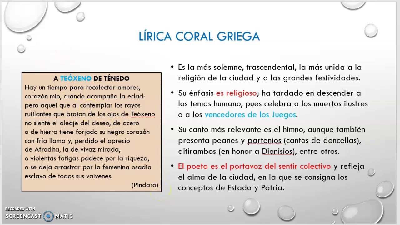 Lírica griega arcaica: Safo y su poesía