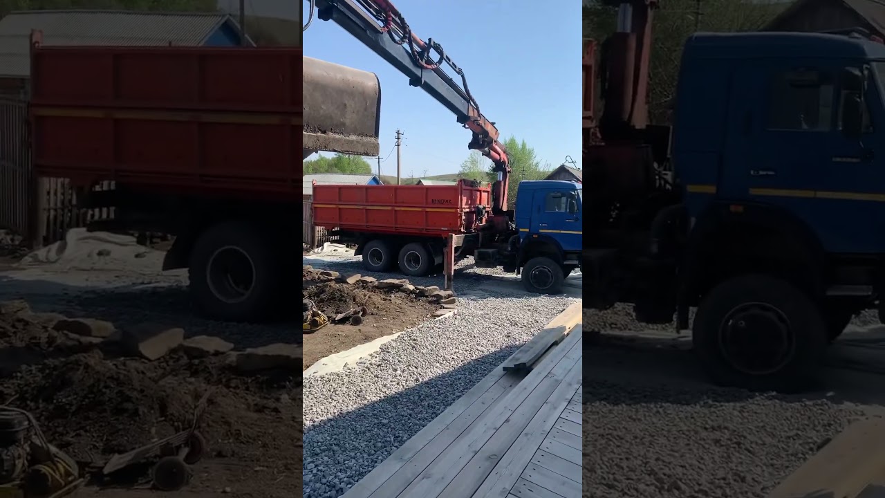 Камаз дистанционное управление установкой.#грейфер#башкортостан#манипуляторы