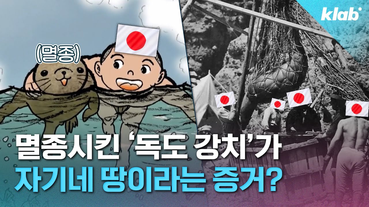3만 마리 몰살 시킨 ‘독도 강치’ 앞세워 영유권 주장하는 일본｜크랩