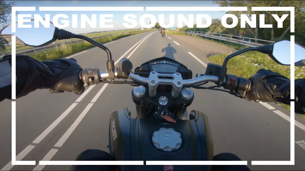 Ducati Hypermotard 821 vs Yamaha MT-07 - BRUTAL sound - RAW onbaord