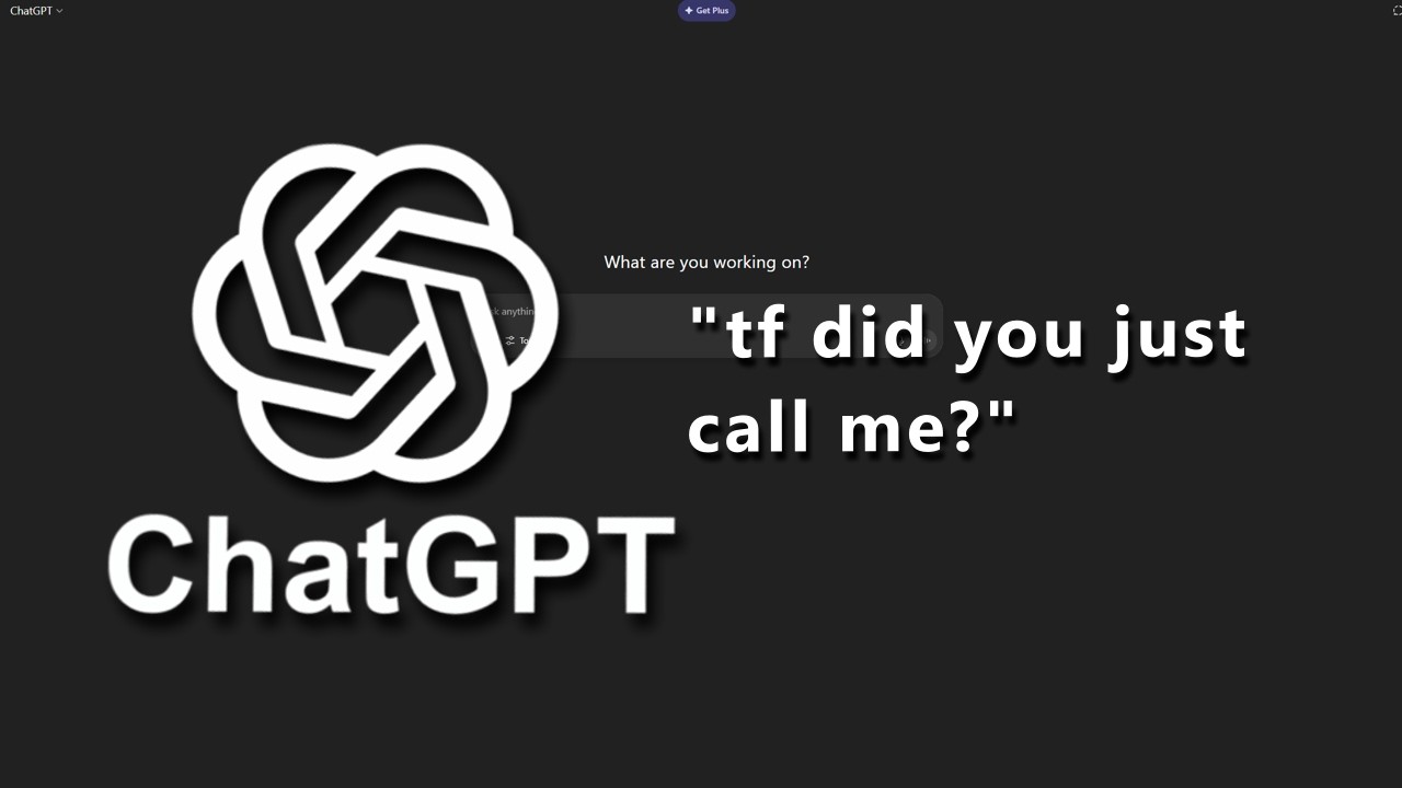 Asking ChatGPT if I can say 