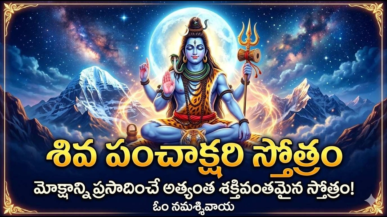 ఓం శివ పంచాక్షరి స్తోత్రం పాట  శివుని భక్తి పాటలు తెలుగు భక్తి పాటలు  అంతర్యామి