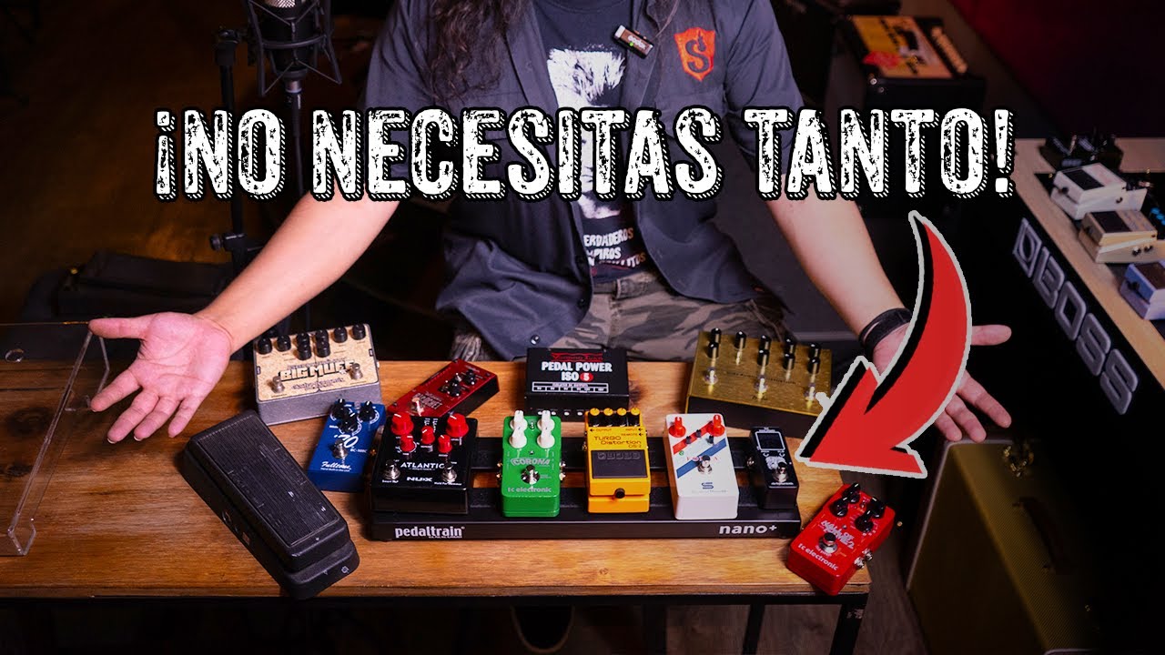 ¡SÓLO NECESITAS ESTOS PEDALES!