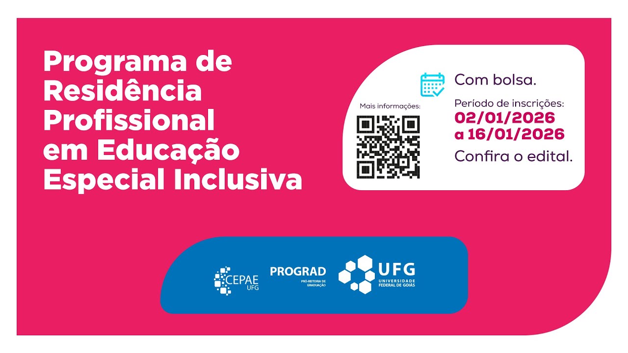 Apresentação do Programa de Residência Profissional em Educação Especial Inclusiva da UFG