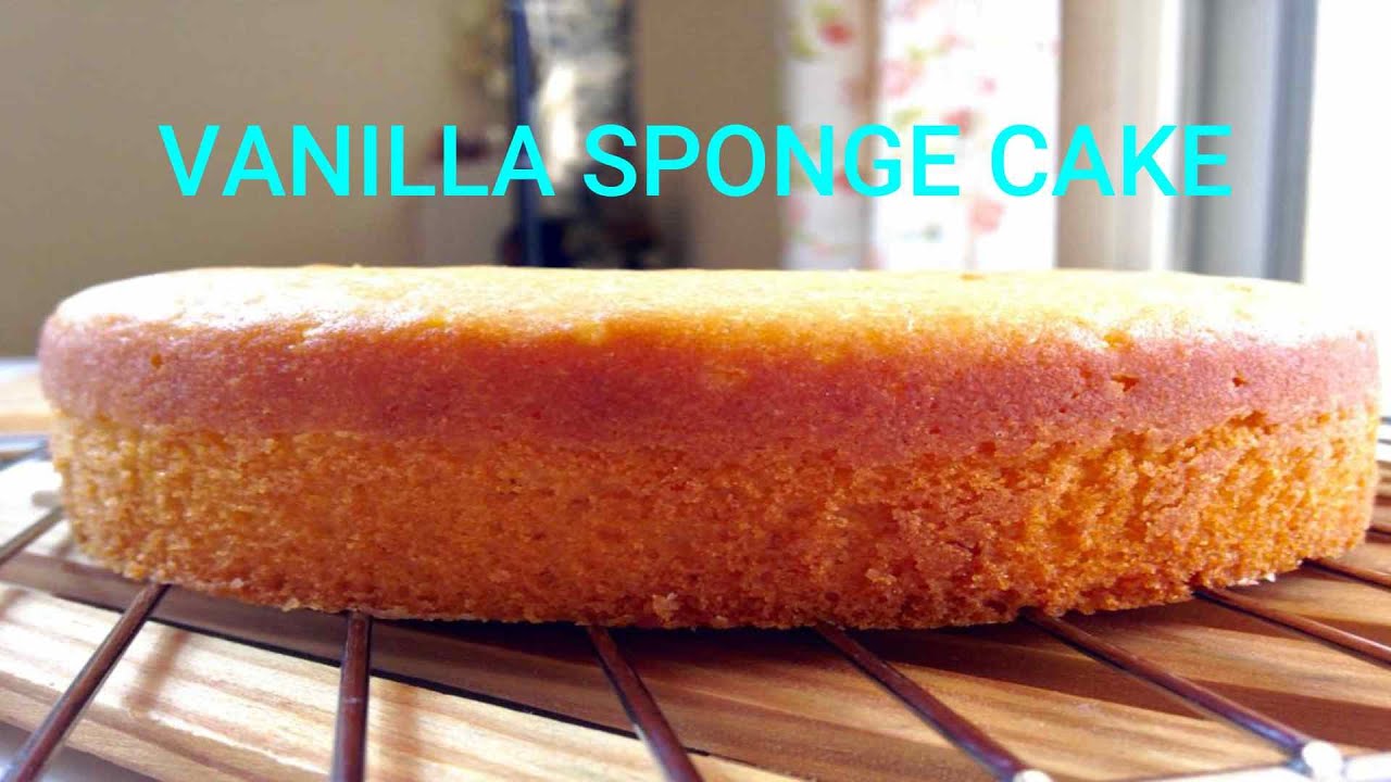 VANILLA SPONGE CAKE (EGGLESS)RECIPE in NEPALI