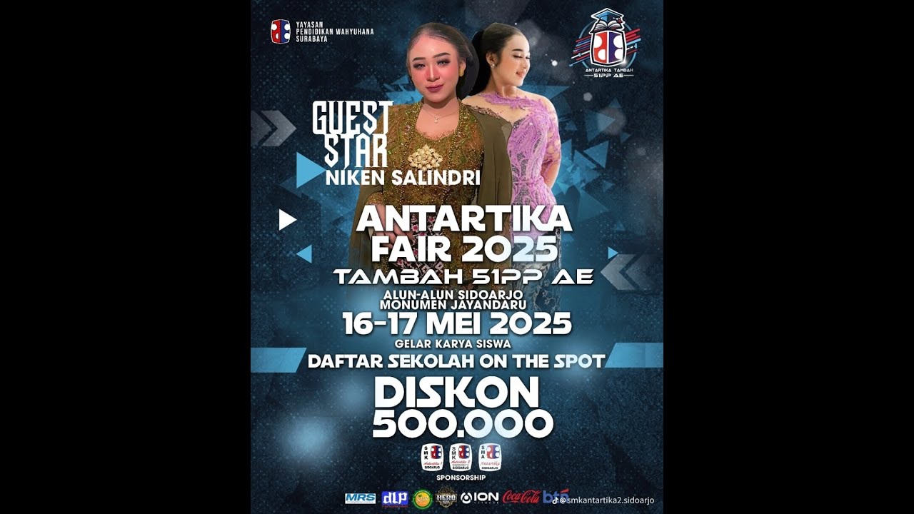 LIVE STREAMING MAYANGKARA MUSIC BEST PERFORM NIKEN SALINDRY || ANTARTIKA FAIR 2025 || SIDOARJO