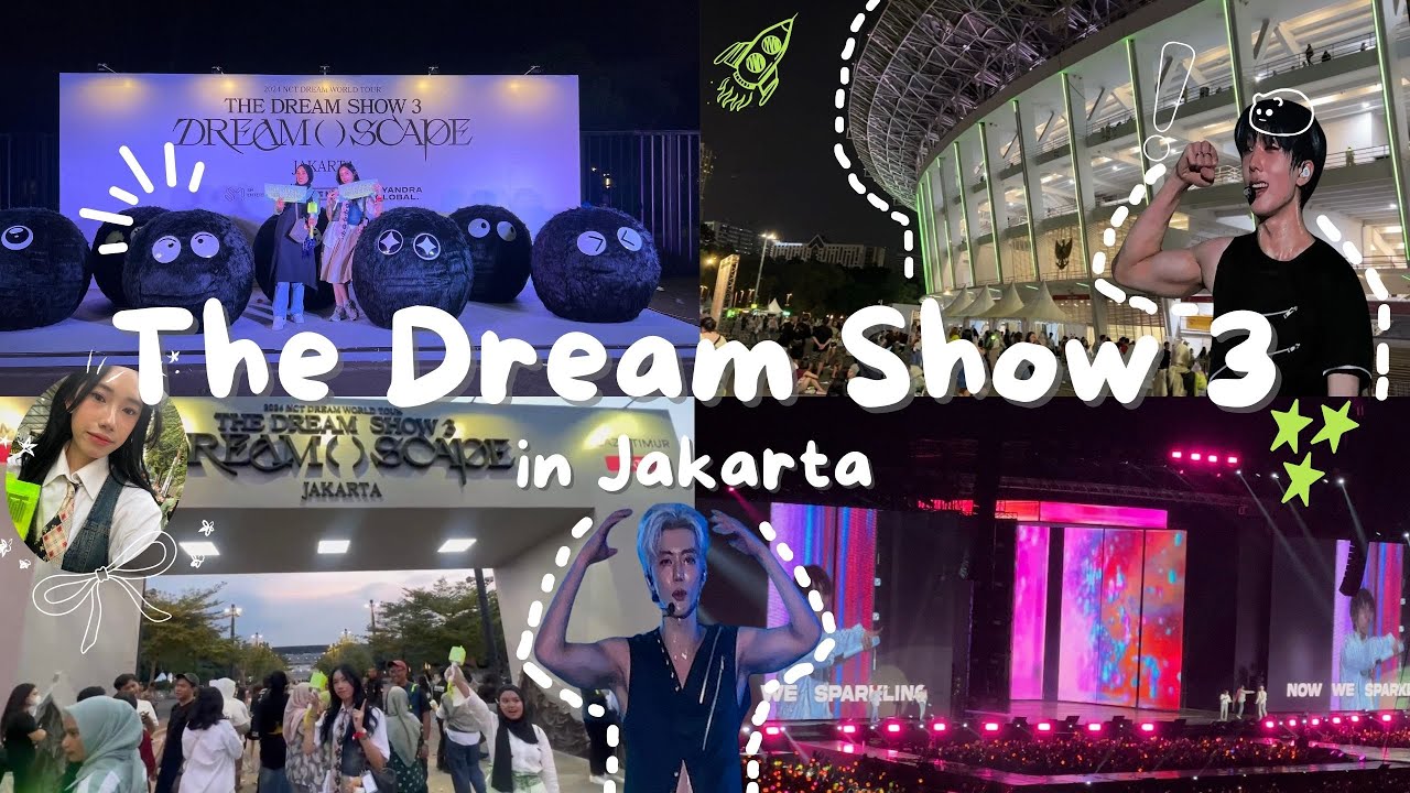Concert Vlog: 💚The Dream Show 3 in Jakarta 💚🎉😗👆🏻best day ever