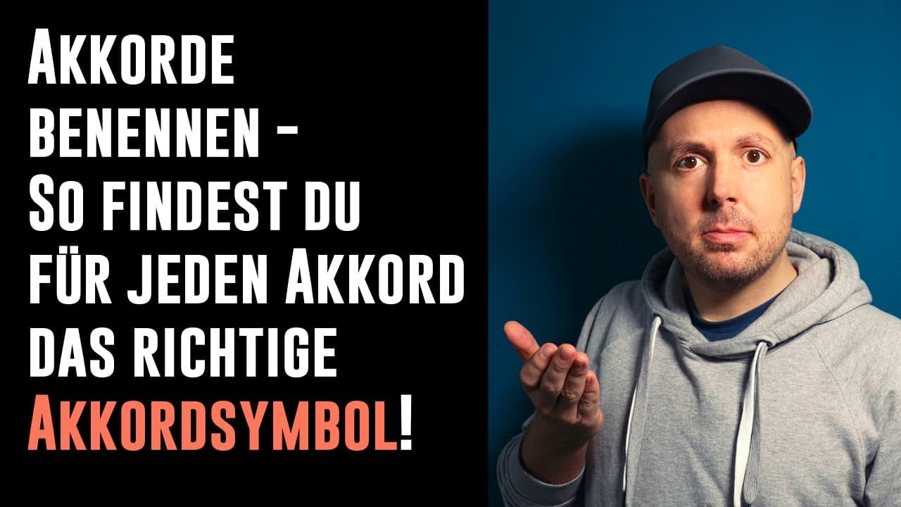 Gitarrenakkorde korrekt bezeichnen - das passende Akkordsymbol finden