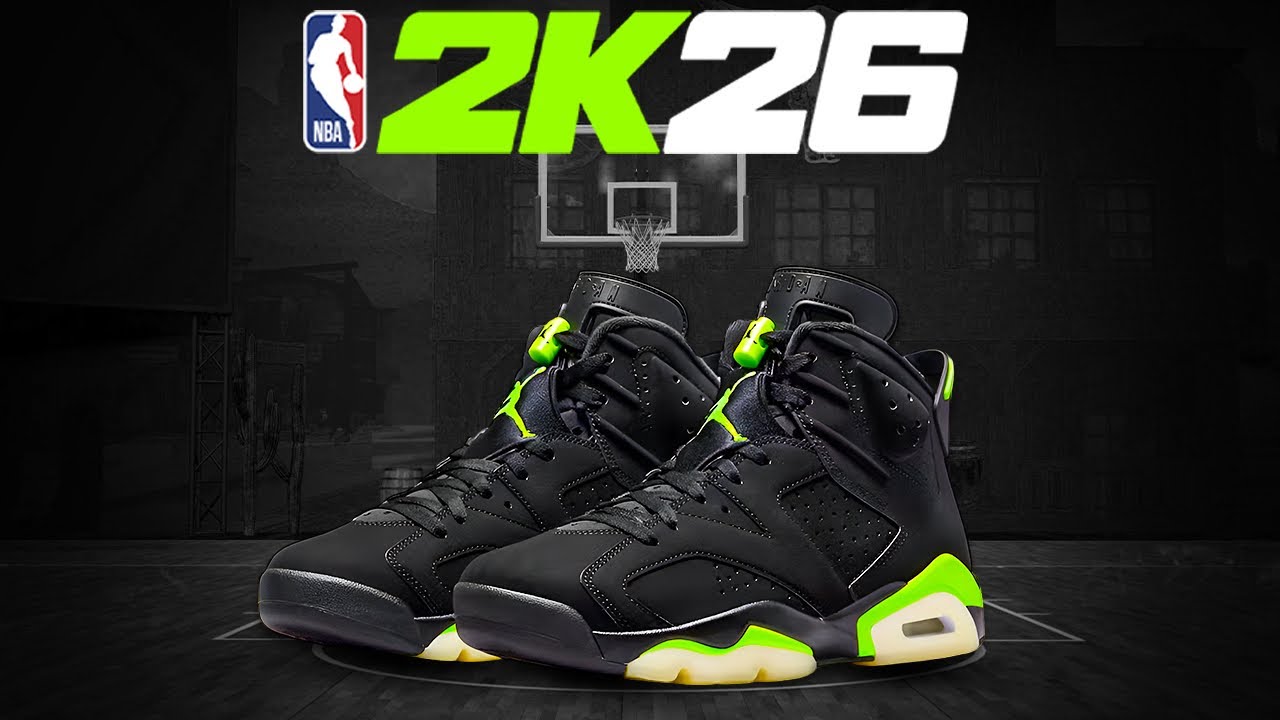 NBA 2K26 Next Gen Shoe Creator - Air Jordan 6 “Electric Green”
