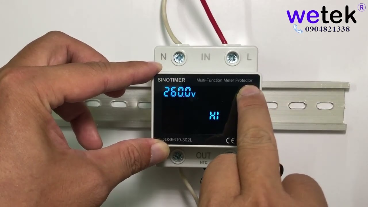 DDS6619-302L hiển thị 8 thông số kiêm bảo vệ - đẹp và dễ dùng - hdsd và test full chức năng 16 phút