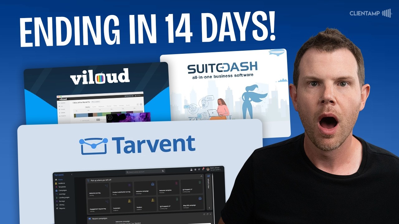 Не пропустите LTD: SuiteDash, Viloud Ending + Tarvent Email Marketing Review