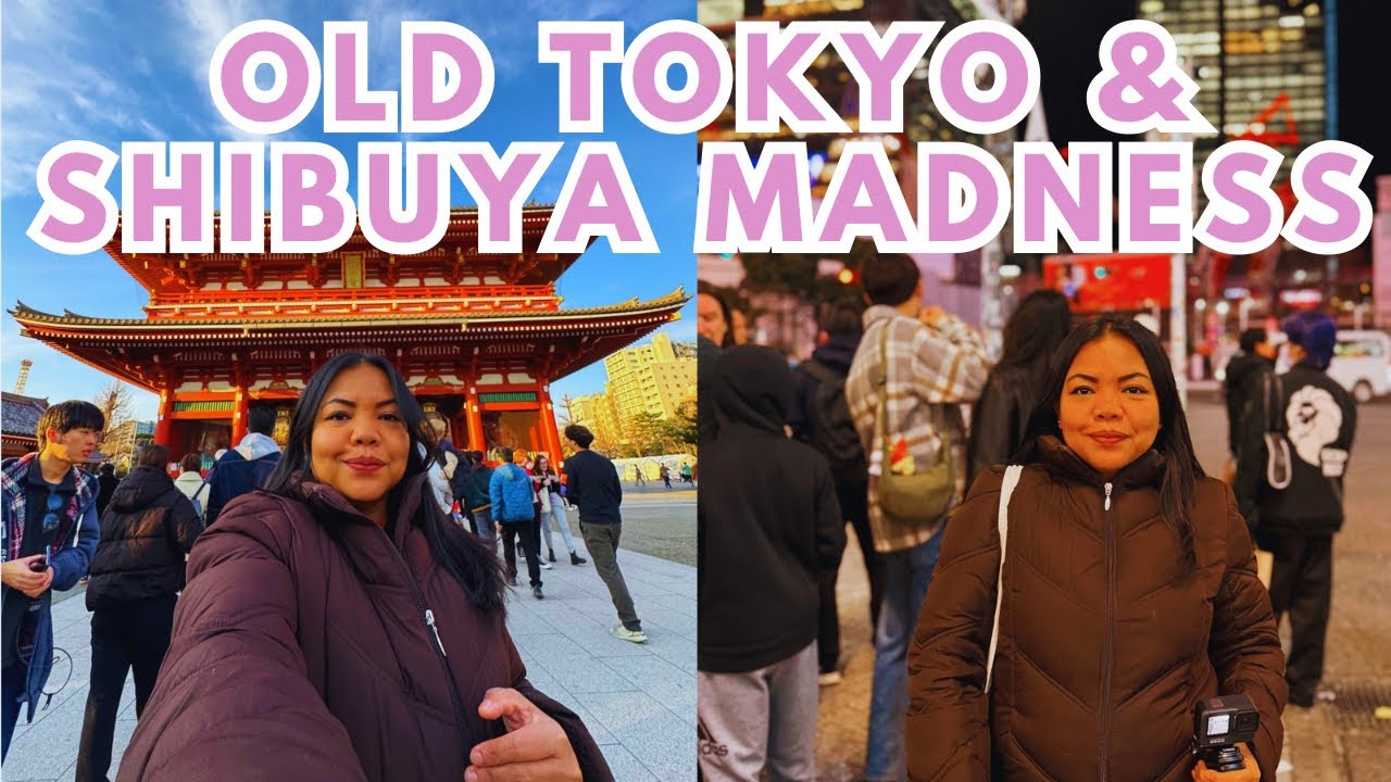FROM ASAKUSA'S SENSOJI TO SHIBUYA CROSSING II THE TWO SIDES OF TOKYO IN EARLY SPRING