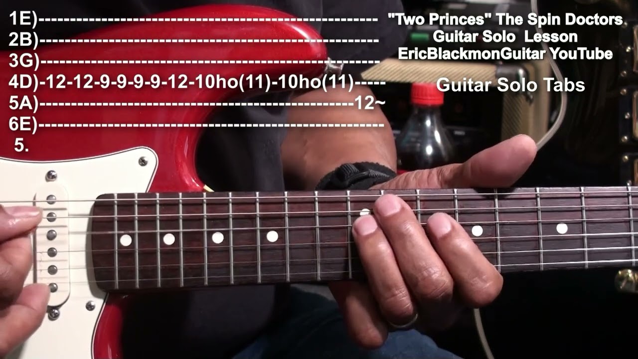 Как играть TWO PRINCES Урок гитарного соло от Spin Doctors @EricBlackmonGuitar