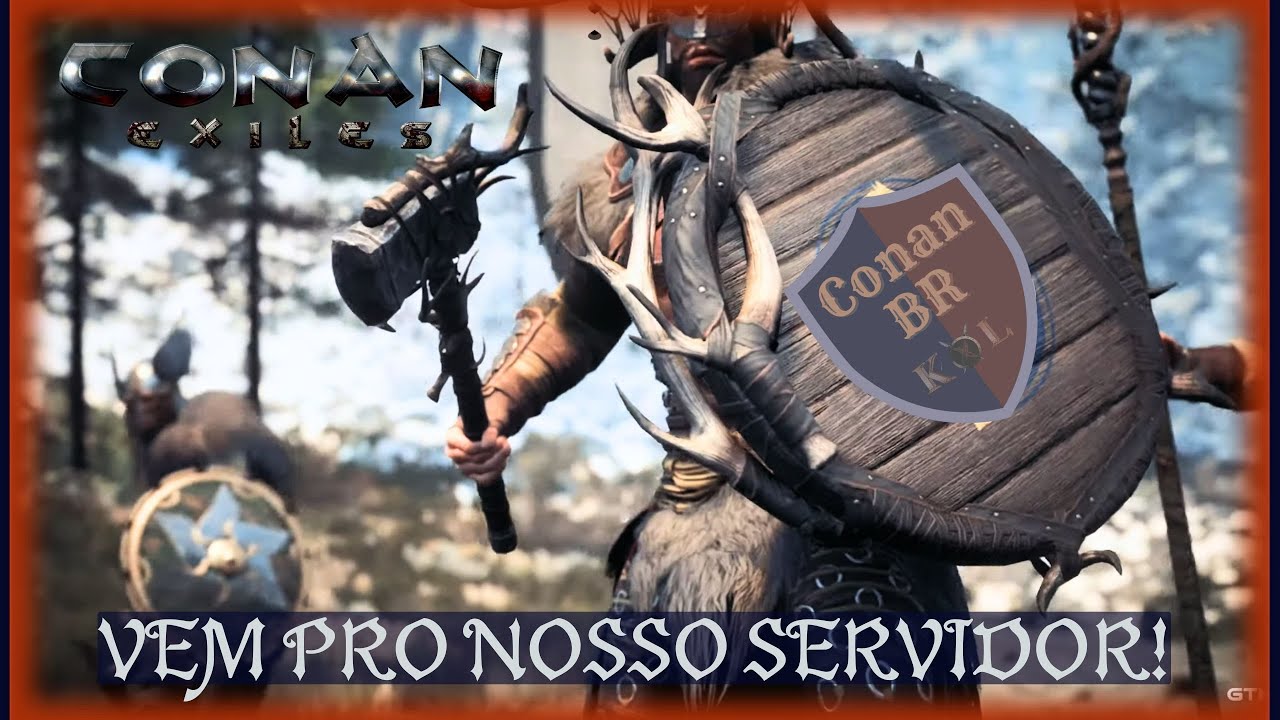 BATE NO ESCUDO E VEM!!! BORA ÚLTIMO DESFIO DO NOSSO SERVIDOR CONANBR #sejamembro #conanexiles #dbd