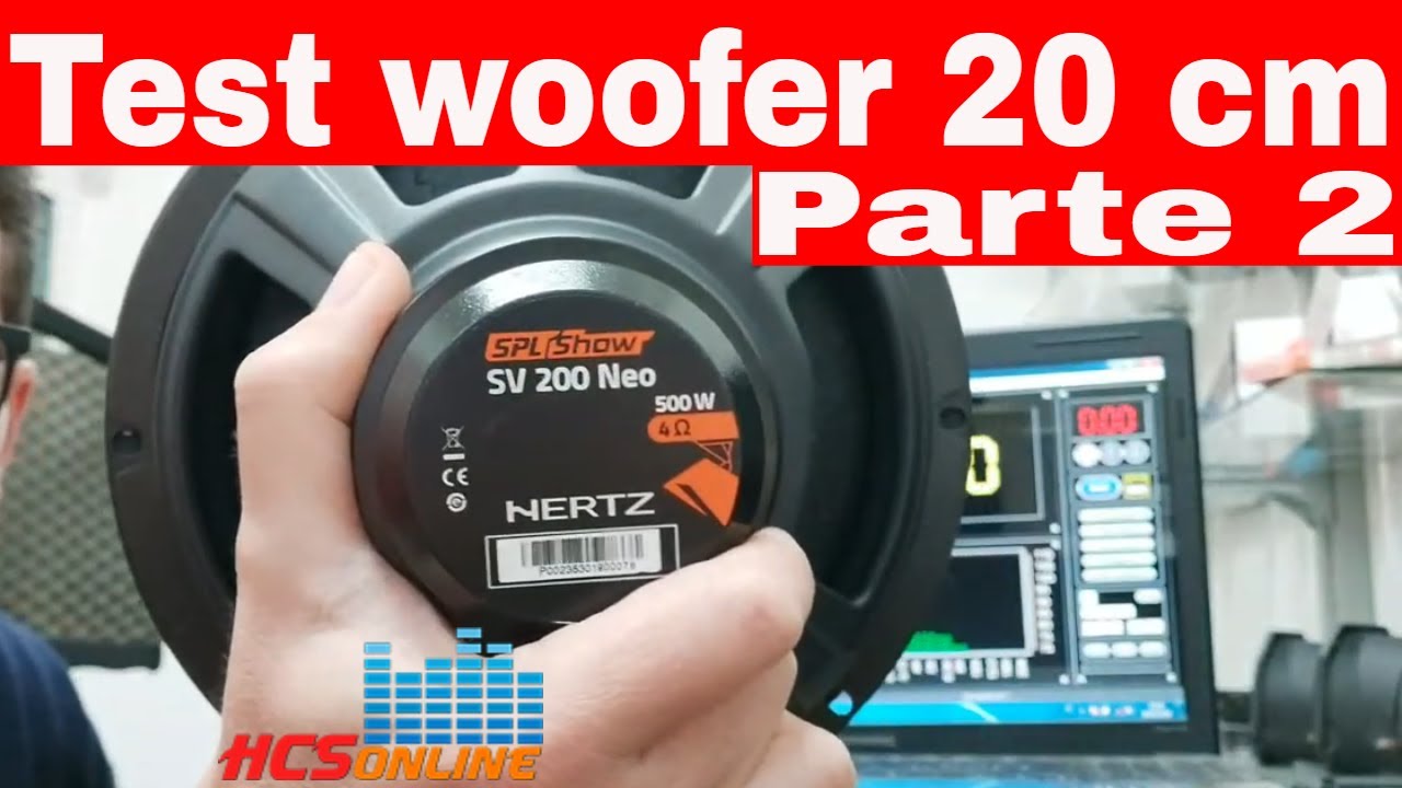 Test Woofer 20 cm Parte 2