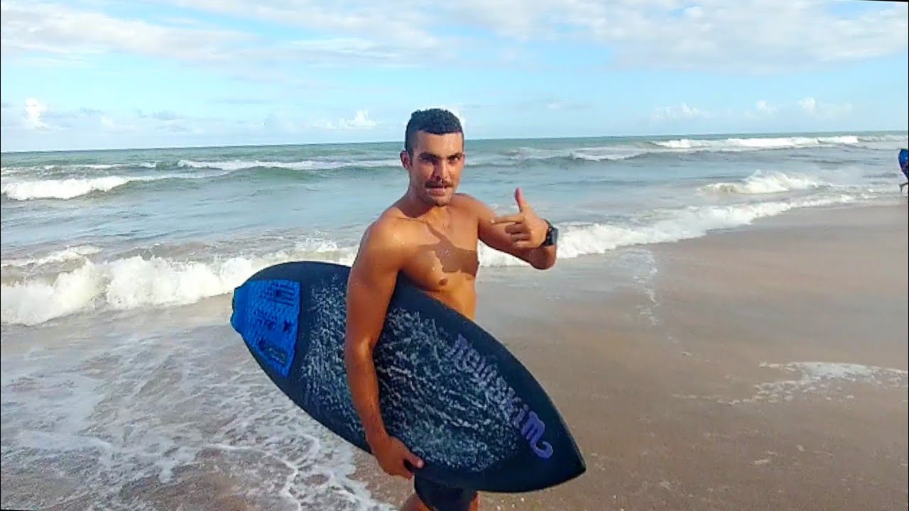 SKIMBOARD NA PRAIA DE BOA VIAGEM COM O PROFESSOR ARTHUR ANDRADE 