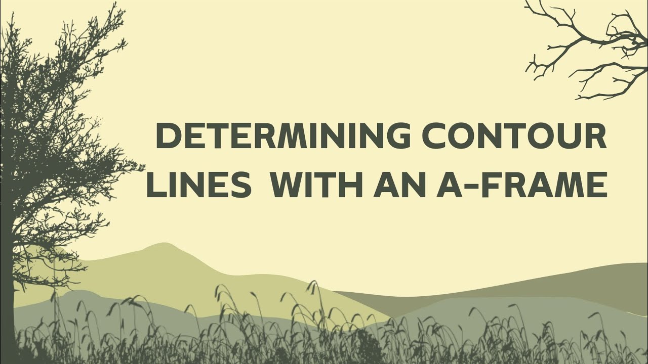BSFO-3A GROUP 3: Determining Contour Lines on Sloping Land with an A-Frame 