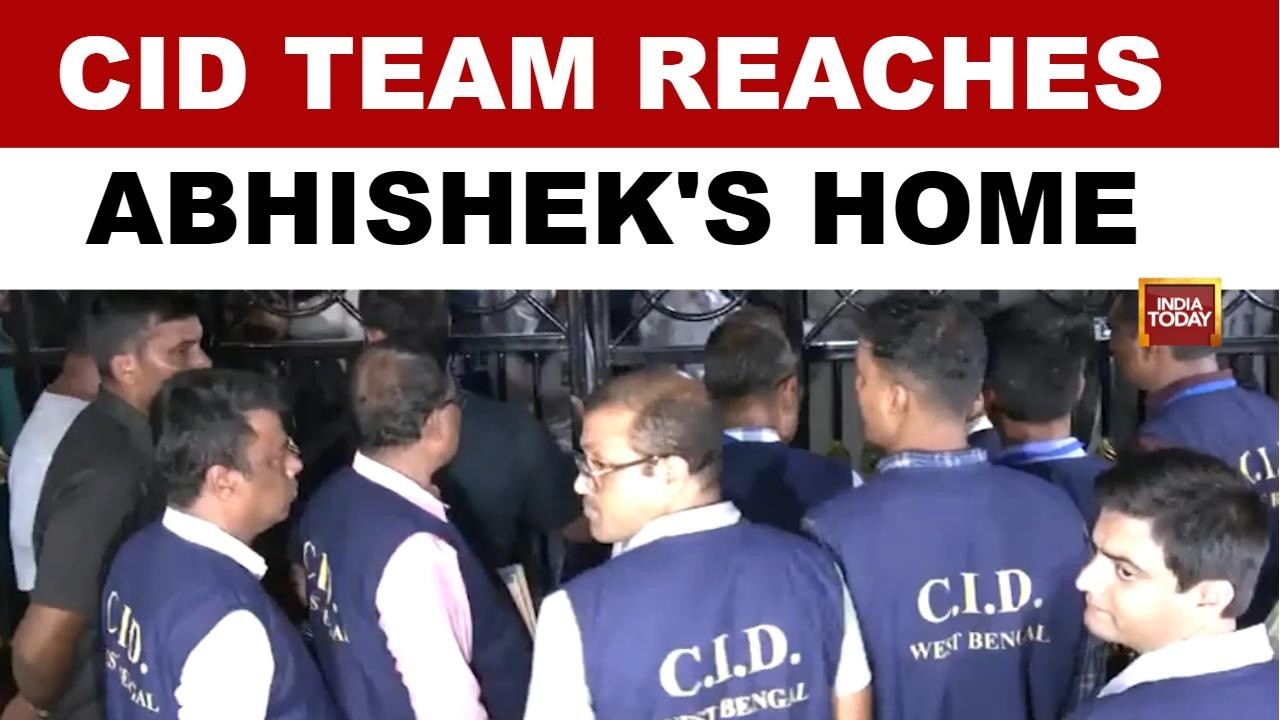 Bengal CID Team Reaches TMC's Abhishek Banerjee's Residence In Kolkata Amid Political Buzz
