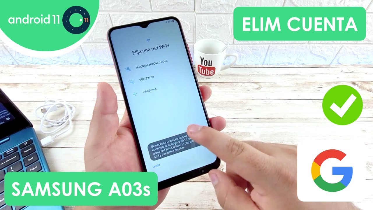 Eliminar Cuenta de Google Samsung Galaxy A03s | Android 11