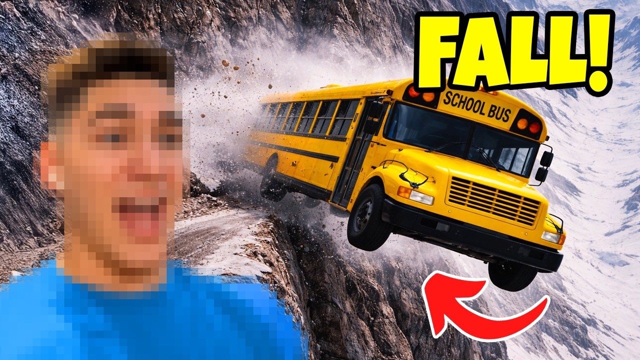 Neotastic Face Reveal WHILE ON DANGEROUS ROADS! BeamNG