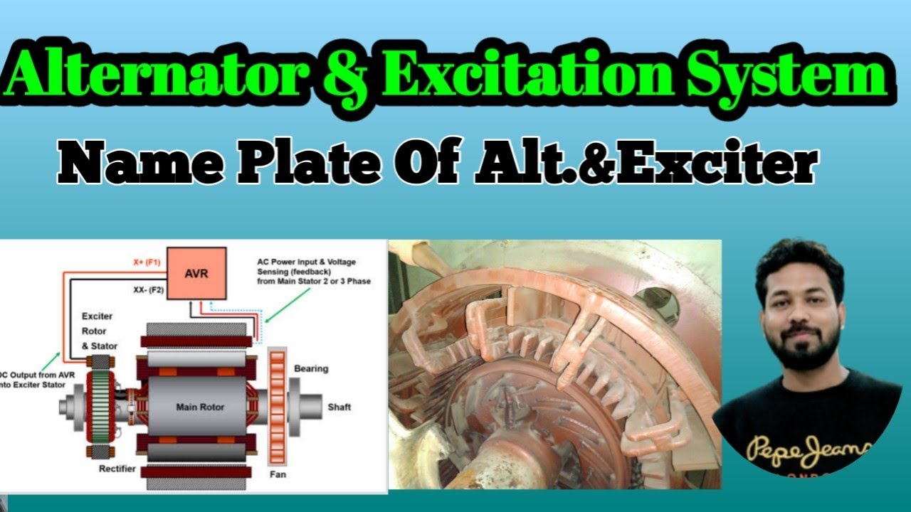Exciter & Excitation System || Alternator & Exciter Name Plate @industrialvlogs8133