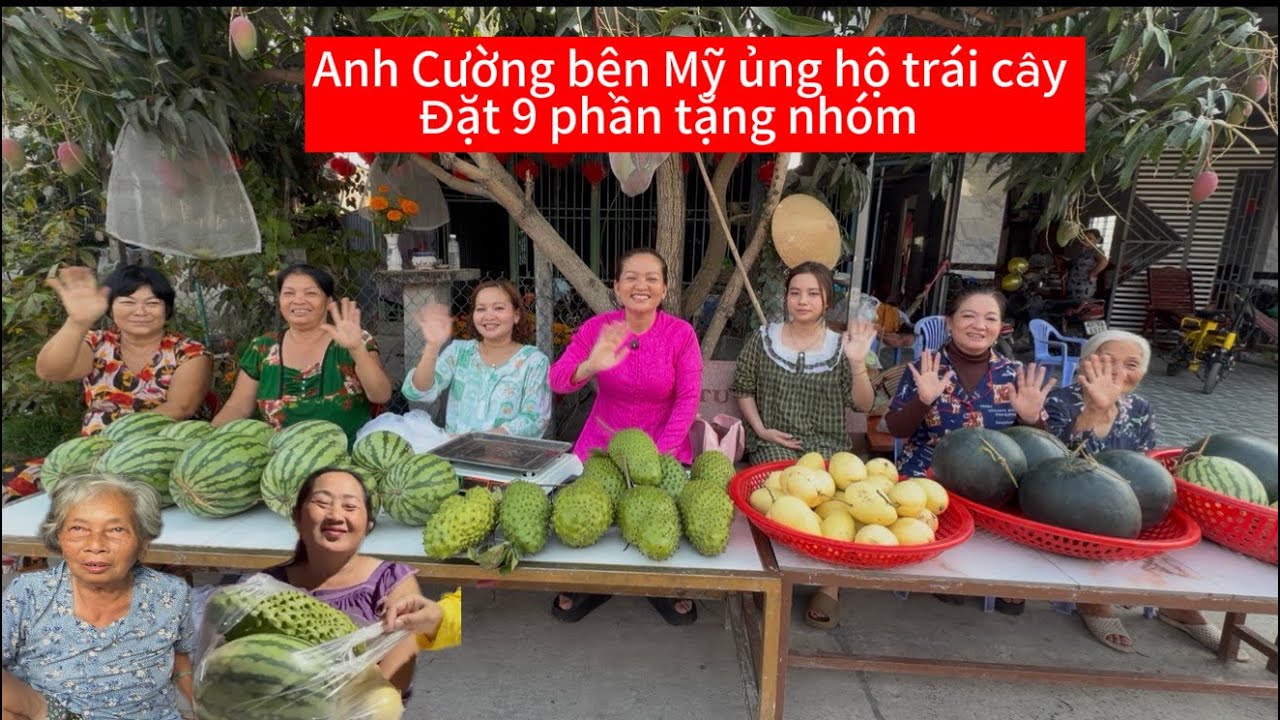 Anh Cường Bên Mỹ Ủng Hộ Trái Cây Tuyết Bán Tặng 9 Người Trong Nhóm/Tập 16