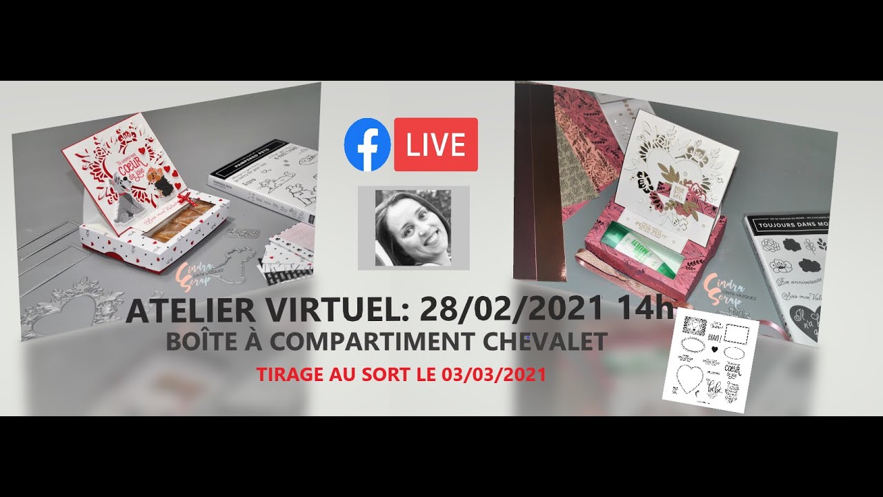 Tutoriel - Scrapbooking Boîte à compartiment chevalet 