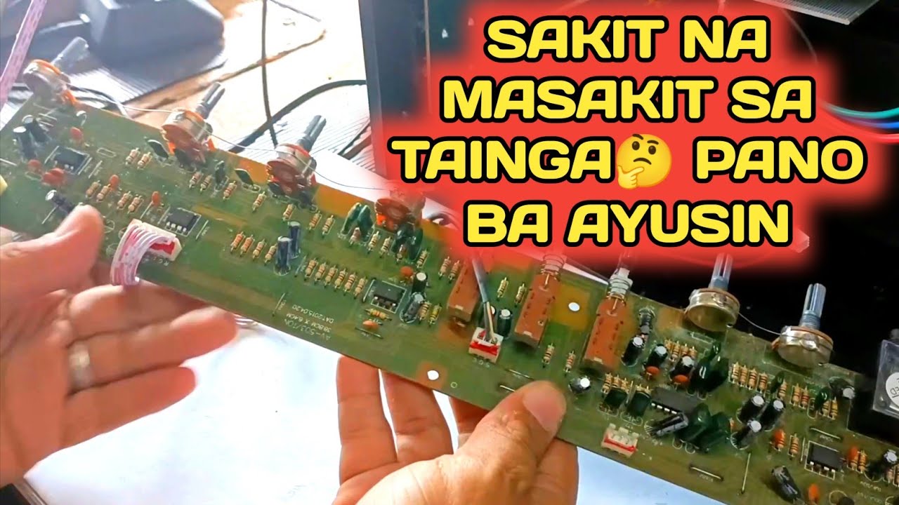 Amplifier na maingay na tunog pano ayusin