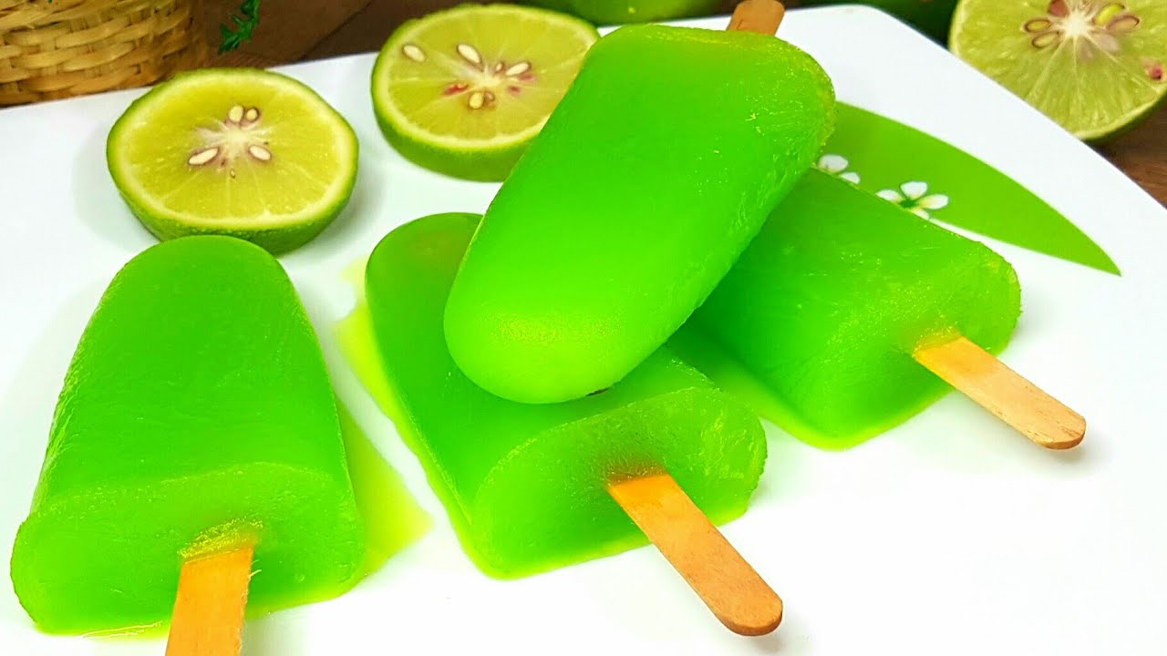 লেমন ললি আইসক্রিম রেসিপি | Lemon Lolly Ice-cream | Lemon Popsicle | Lemon Ice-cream