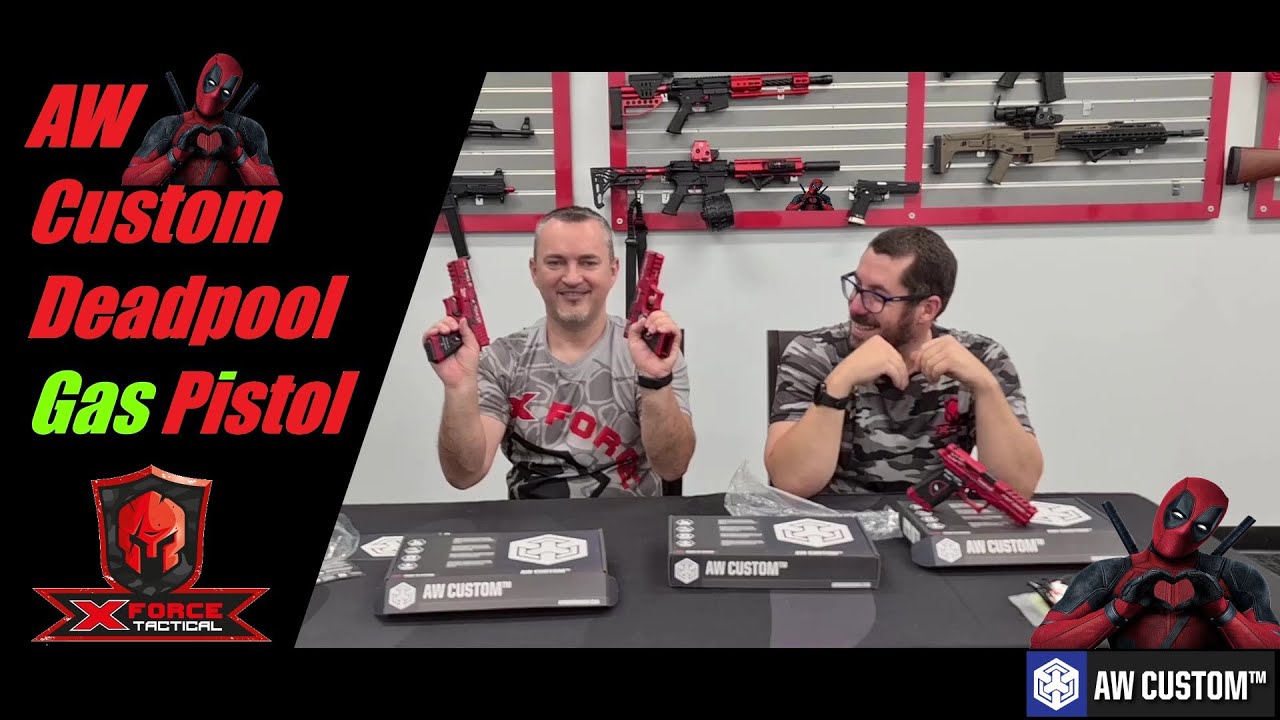 AW Custom™ VX Series Deadpool Gas pistol Gel Blasters by X-Force Tactical
