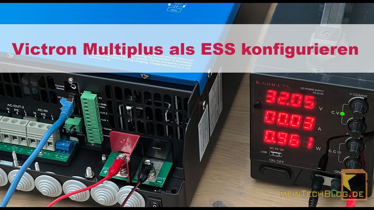 Victron Multiplus als ESS konfigurieren