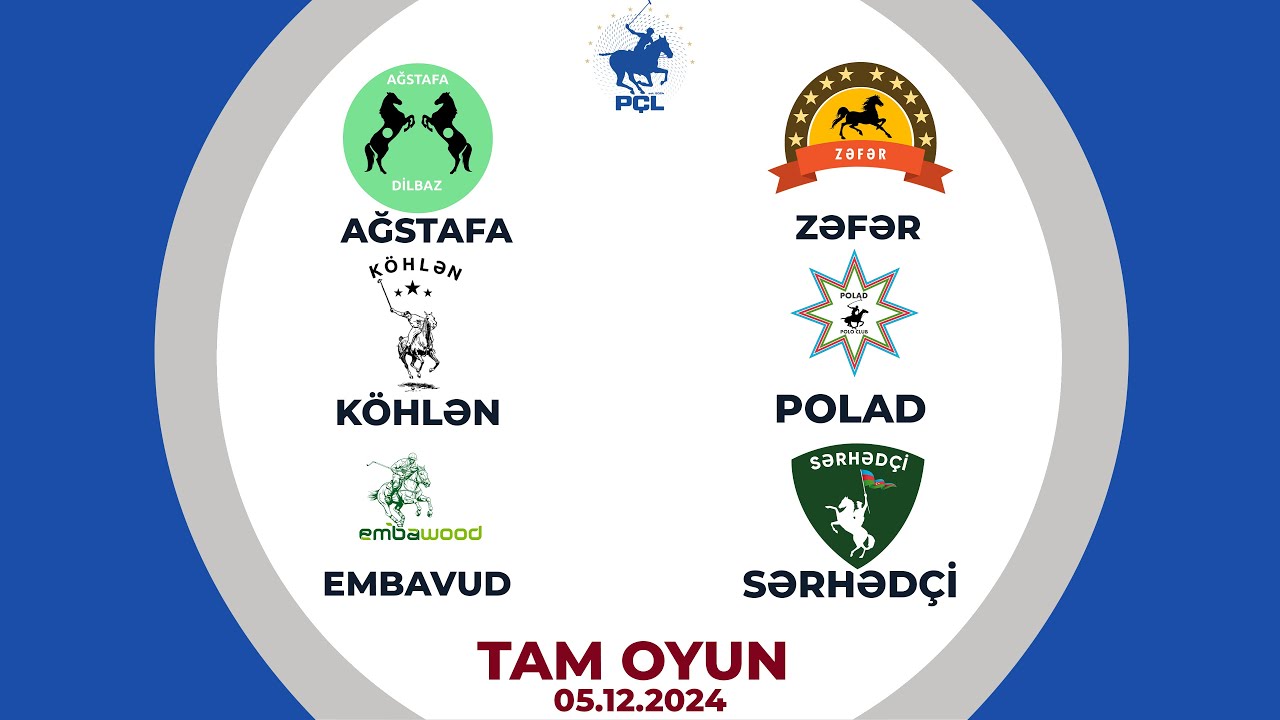 Peşəkar Çövkən Liqası | Ağstafa – Zəfər | Köhlən – Polad | Embavud -- Sərhədçi | CANLI