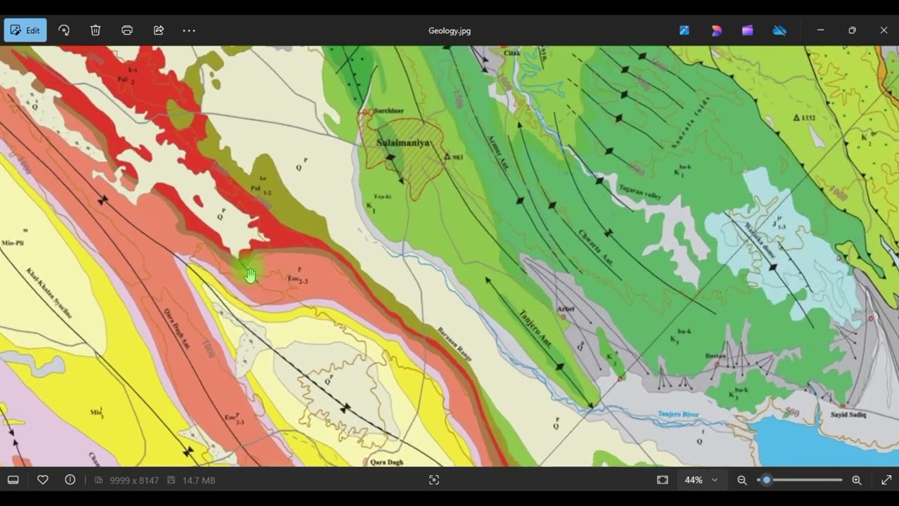 Digitizing A Geological Map in ArcMap